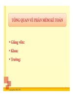 Phần mềm kế toán 1 pdf