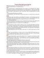 Chuyên đề bài tập luyện thi đại học Bài 8 ppt