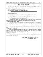 SKKN hướng dẫn hoc sinh ôn  tập phần: giải bài toán bằng cách lập phương trình