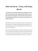Bánh canh bột lọc - hương vị đất Quảng đậm đà docx