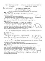 KỲ THI CHỌN ĐỘI TUYỂN LỚP 12 - MÔN: VẬT LÍ pot