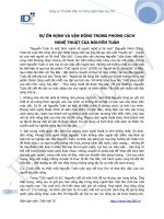 SỰ ỔN ĐỊNH VÀ VẬN ĐỘNG TRONG PHONG CÁCH NGHỆ THUẬT CỦA NGUYỄN TUÂN pot