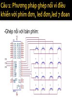 Bài tập kỹ thuật vi điều khiển potx