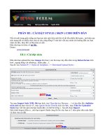 HƯỚNG DẪN TỰ THIẾT KẾ FORUM VBB 4.0.X phần 3 ppsx