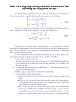 Giáo trình tổng hợp những cách tính toán modun đàn hồi bằng các công thức cơ học phần 1 pdf