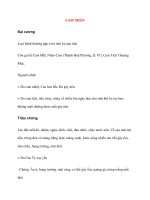 Bệnh Học Thực Hành: CAM NHÃN doc