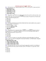 Đề thi thử môn hóa TN-THPT - Đề 183 ppsx