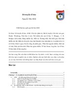 Di truyền tế bào ( Nguyễn Như Hiền ) - Chương 1 ppsx