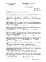 ĐỀ THI THỦ ĐẠI HỌC- 2011 MÔN : Hoá học docx