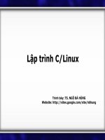 Lập trình C/Linux ppsx