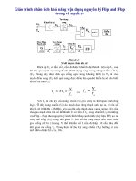 Giáo trình phân tích khả năng vận dụng nguyên lý Flip and Flop trong vi mạch số phần 1 potx