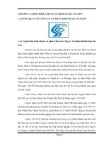 Tình hình phát triển và các giải pháp nâng cao hiệu quả kinh doanh dịch vụ của nhà hàng sài gòn paris