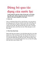 Đừng bỏ qua tác dụng của nước lọc pdf