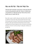 Đặc sản Hà Nội - Thịt chó Nhật Tân docx