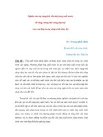 Nghiên cứu áp dụng kết cấu thép ứng suất trước để tăng cường khả năng chịu lực cửa van thép trong công trình thủy lợi pot