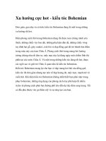 Xu hướng cực hot - kiểu tóc Bohemian pdf