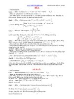 Bộ đề toán có đáp án ôn thi đại học - Đề số 1 pps