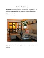 Tạo điểm nhấn với bình hoa doc