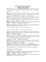 ĐỀ ÔN THI TN THPT NĂM 2011 MÔN : VÂT LÍ - Đề số 4 pot