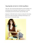 Tung tăng khoe nét tươi trẻ với thời trang Blanco pps