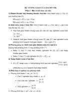 SỰ TƯƠNG GIAO CỦA HAI ĐỒ THỊ Phần I doc