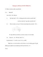 Chương 5: ÁNH XẠ TUYẾN TÍNH (TT) ppt