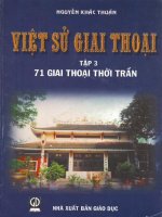 Việt sử giai thoại tập 3 part 1 pot