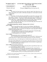 KỲ THI CHỌN GIÁO VIÊN DẠY GIỎI TỈNH CẤP THCS CHU KỲ 2009 – 2012 ppsx