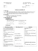 Giáo án môn toán lớp 7