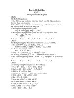 Luyện Thi Đại Học Bộ đề 21 docx
