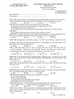 ĐỀ THI KHẢO SÁT CHẤT LƯỢNG NĂM 2011 pdf