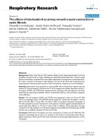 Báo cáo y học: The effects of interleukin-8 on airway smooth muscle contraction in cystic fibrosis