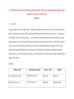 Vấn đề quốc ngữ hoá hệ thống phụ âm đầu trong các địa danh gốc Hán quan thoại Tây Nam ở Việt Nam (phần 1) pps