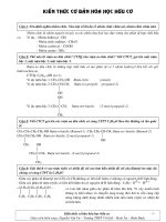 Kiến thức cơ bản hoá học hữu cơ