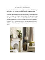 Xu hướng thiết kế nội thất năm 2010 docx