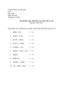 BÀI KIỂM TRA THƯỜNG XUYÊN LỚP 12 CB Năm học: 2010-2011 pdf