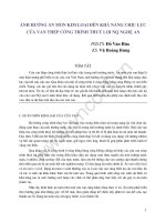 Ảnh h−ëng ¡n mßn kim lo¹i ®Õn kh¶ n¨ng chÞu lùc cöa van thÐp c«ng tr×nh thuû lîi doc