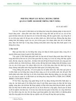 Phương pháp Xây dựng chương trình quản lý điều hành hệ thống thuỷ nông potx