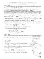 đề thi và đáp án thi học sinh giỏi thpt môn vật lý các tỉnh (2)