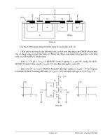 Giáo trình phân tích khả năng ứng dụng quy trình dòng Mosfet loại hiếm theo ảnh hưởng của môi trường phần 3 ppsx