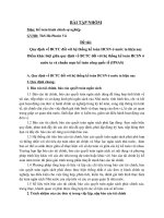 Qui định về báo cáo tài chính đối với hệ thống kế toán hành chính sự nghiệp nước ta hiên nay