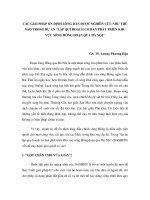 CÁC GIẢI PHÁP ỔN ĐỊNH LÒNG DẪN ĐƯỢC NGHIÊN CỨU NHƯ THẾ NÀO TRONG DỰ ÁN 