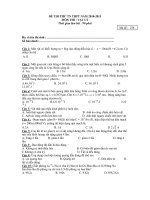 ĐỀ ÔN THI ĐH & CĐ NĂM 2010-2011 MÔN THI : VẬT LÝ - Mã đề : 256 docx