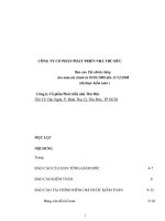 công ty cổ phần phát triển nhà thủ đức báo cáo tài chính riêng cho năm tài chính từ 01 tháng 01 năm 2008 đến 31 tháng 12 năm 2008 đã được kiểm toán