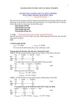 1 GIẢI BÀI TOÁN VỀ OXIT AXIT TÁC DỤNG VỚI KIỀM potx