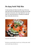 Đa dạng Sushi Nhật Bản potx