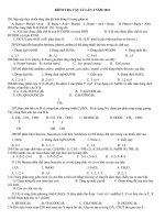 KIỂM TRA VẬT LÝ LẦN 4 NĂM 2011 ppsx