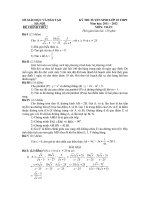 ĐỀ THI TUYỂN SINH LỚP 10 THPT MÔN TOÁN NĂM 2011 - 2012 pot