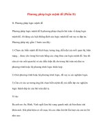 Phương pháp logic mệnh đề (Phần II) pot