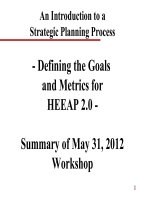 the strategic plan of heeap 2.0 project